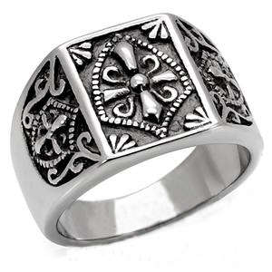 TRENDY STAINLESS STEEL MEN'S RING