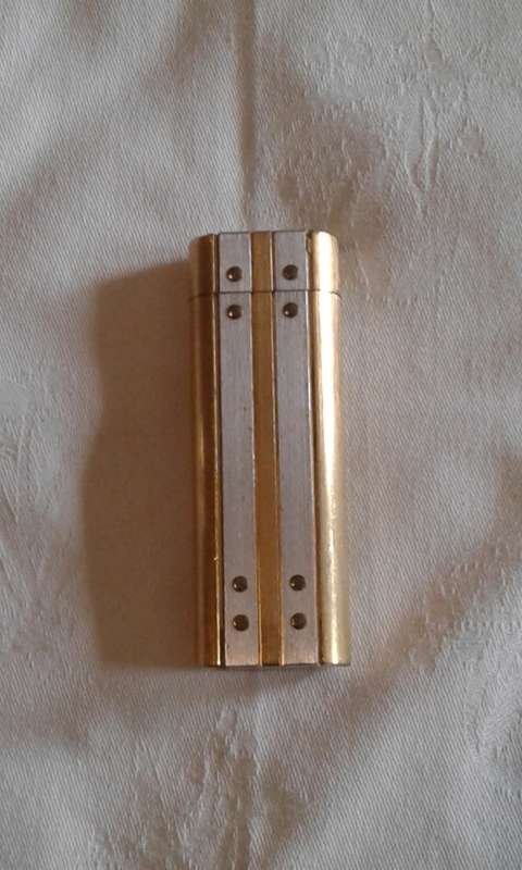 Gold and silver Cartier lighter
