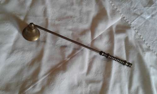 Brass candle snuffer