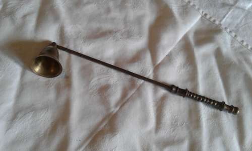 Brass candle snuffer