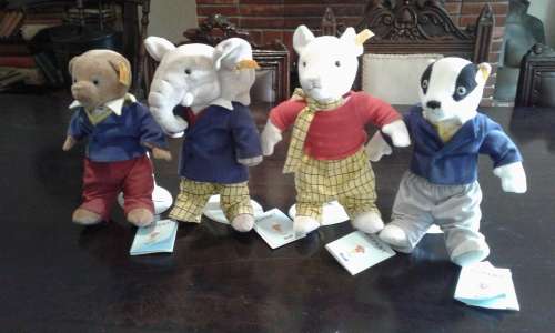 Steiff Collection of Rupert the bear & friends