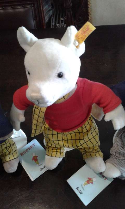 Steiff Collection of Rupert the bear & friends