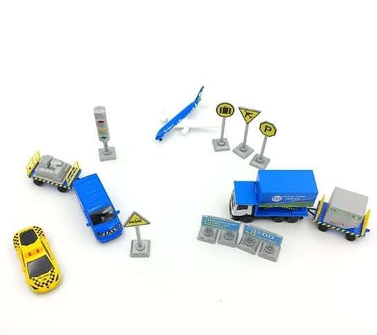 Licensed Majorette Airport Playset Big Airport Service Theme Set(12+pcs)