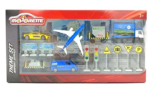 Licensed Majorette Airport Playset Big Airport Service Theme Set(12+pcs)