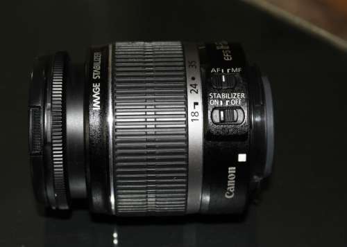Canon 18-55 image stabilised lens. please read description