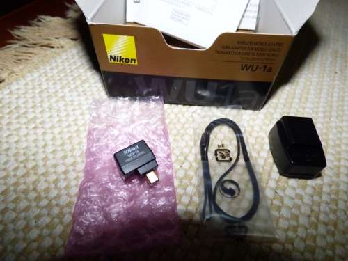 WU-1A wireless mobile adapter. Nikon camera to phone etc wirless image transfer