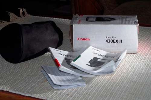 Cano Speedlite flash 430 EXii, new in the box
