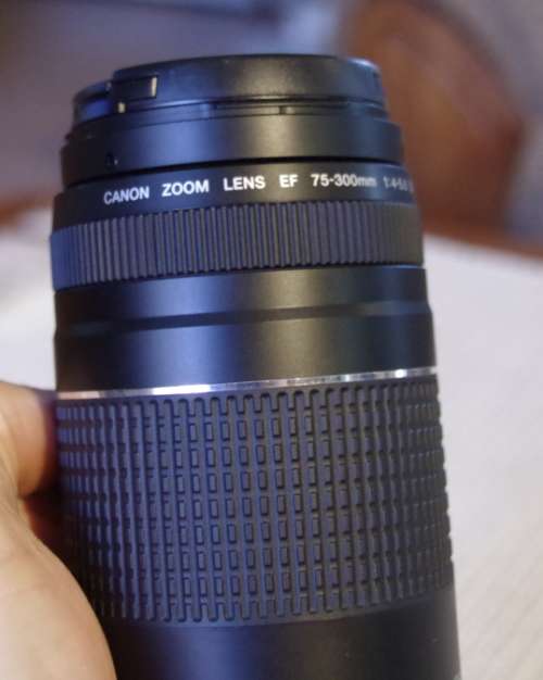 Canon 75-300 EF iii, in excellent condition, photos are of actual item, has both caps.