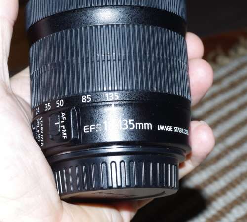 Canon 18-135 IS STM in good condition, caps included, photos show exact lens on sale.