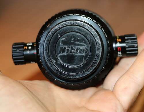 Nikon Nikonos underwater lens, 20mm 2.8, photos show exact item on sale, glass is clean.