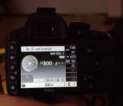 Nikon D3200 body in top like new condition, shutter count of 1000, photos show exact item