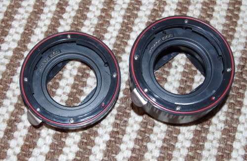 2 macro tubes for canon camera, photos show exact items on sale, no caps included