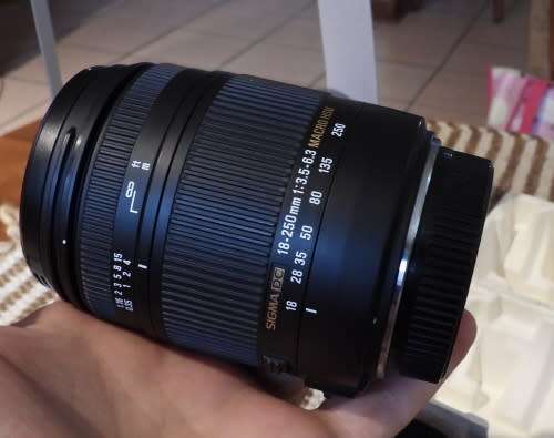 Sigma for Pentax 18-250 HSM, photos show exact item, excellent condition.