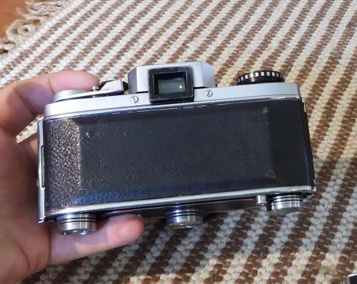 Elbaflex film camera with 200mm zoom, photos show exact item on sale