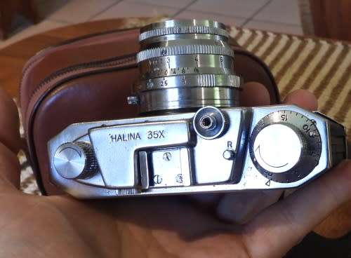 Old Bolex 8mm movie and a small film camera, photos show exact items, sold as pair