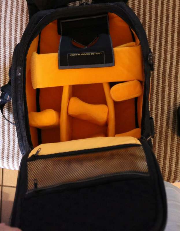 Case Logic backpack camera bag, photos show exact item on sale, excellent condition, laptop slot.
