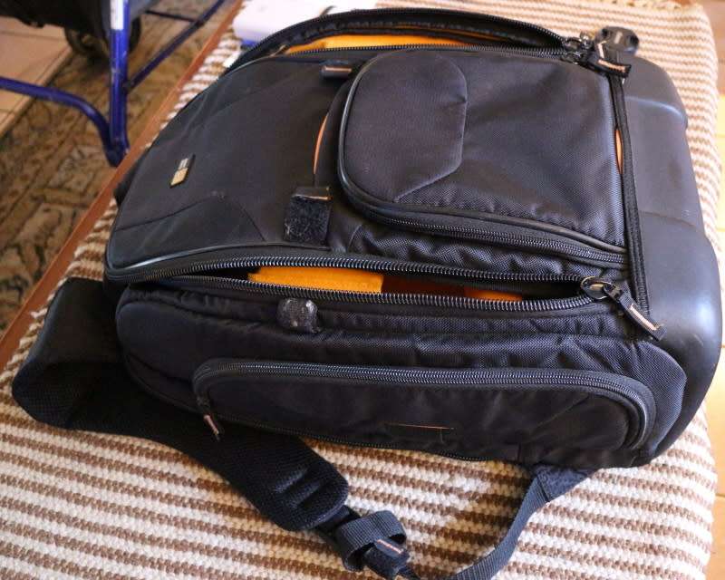Case Logic backpack camera bag, photos show exact item on sale, excellent condition, laptop slot.