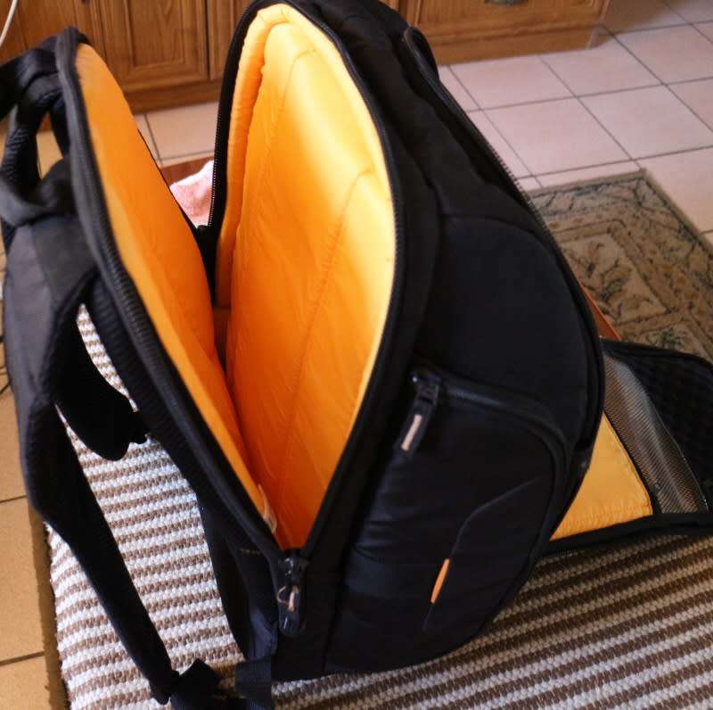 Case Logic backpack camera bag, photos show exact item on sale, excellent condition, laptop slot.