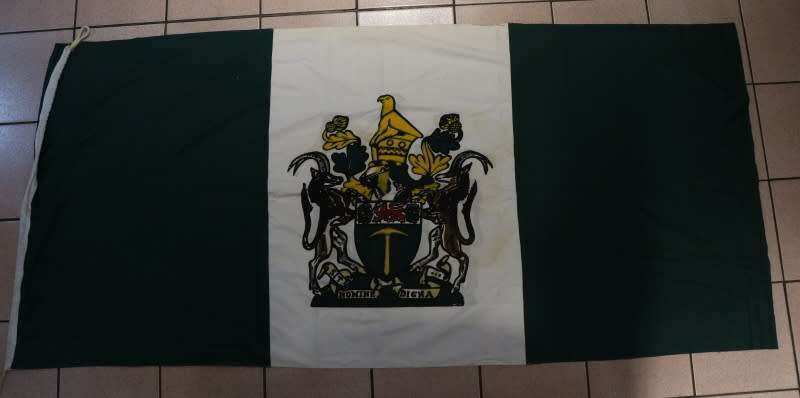 Rhodesian Flag and 2 smaller unknown flags,