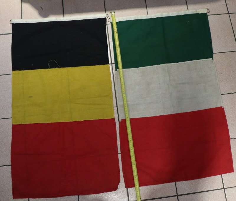 Rhodesian Flag and 2 smaller unknown flags,