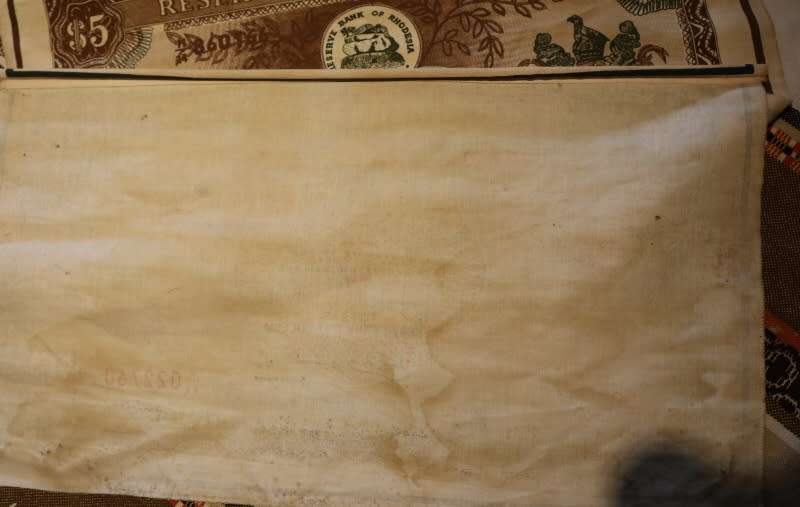Rhodesian printed money banners, please read description.