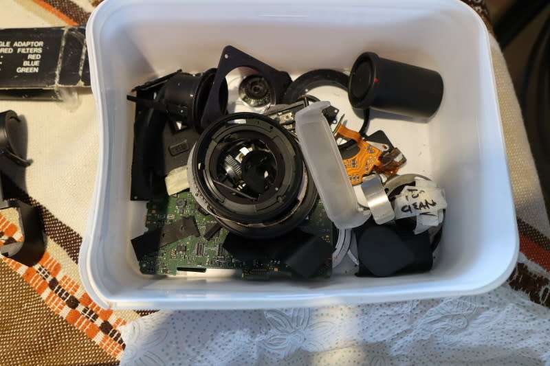 Large collection of camera spares, please study photos, spares only none of these items are complete