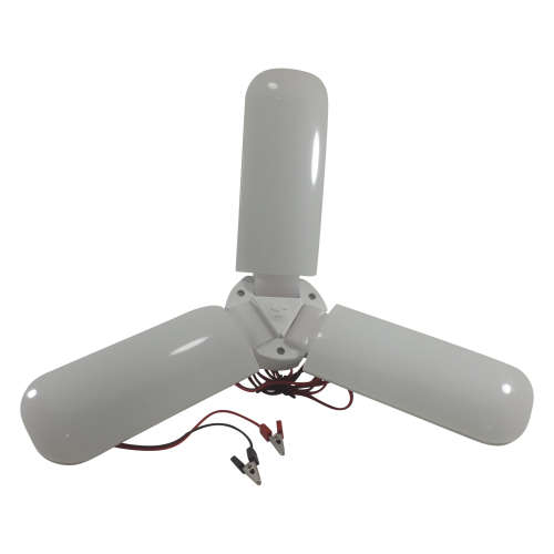 Fan blade style 12V LED bulb
