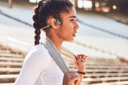 Aftershokz Trekz Air Open Ear Wireless Bone Conduction Headphones Slate Grey AS650SG