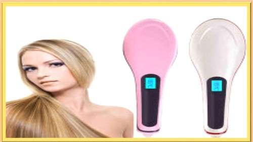 HAIR STRAIGHTENER ELECTRIC LCD COMB BRUSH ANTI-SCALD AUTO MASSAGES HAIRDRESSING