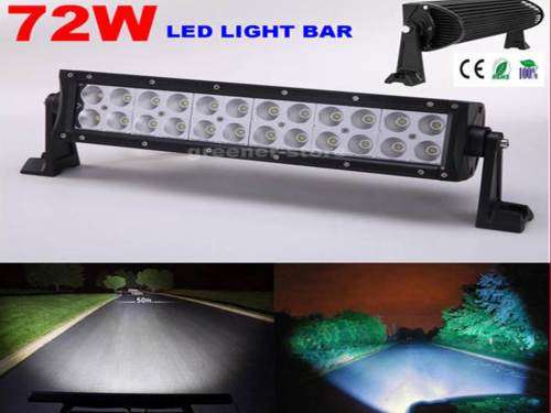 BLACK FRIDAY!!!! 72 WATTS HIGH INTENSITY CREE LEDS WITH S/STEEL BRACKET 4X4,SUV LIGHT BAR