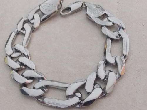 INTERNATIONAL IMPORT SILVER ELECTROPLATED BRACELET 16MM WIDE