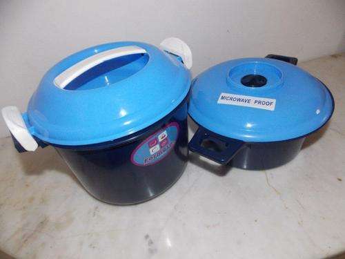 MICROWAVE POT 800ML & RICE COOKER 2LT