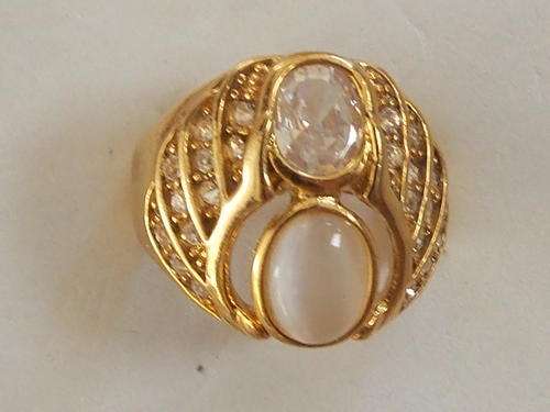 STUNNING GOLD ELECTROPLATED RING SIZE 9 & 10
