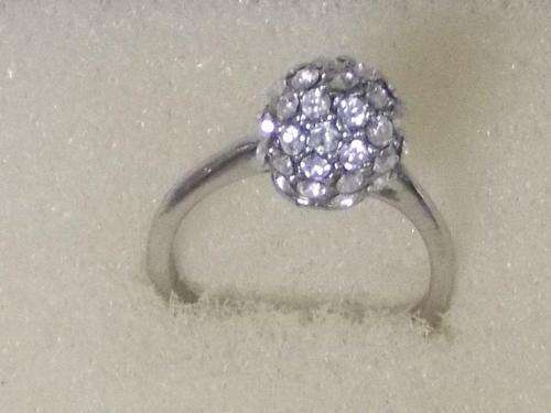 STUNNING SILVER EP DESIGNERS RING SIZE 17,18,19