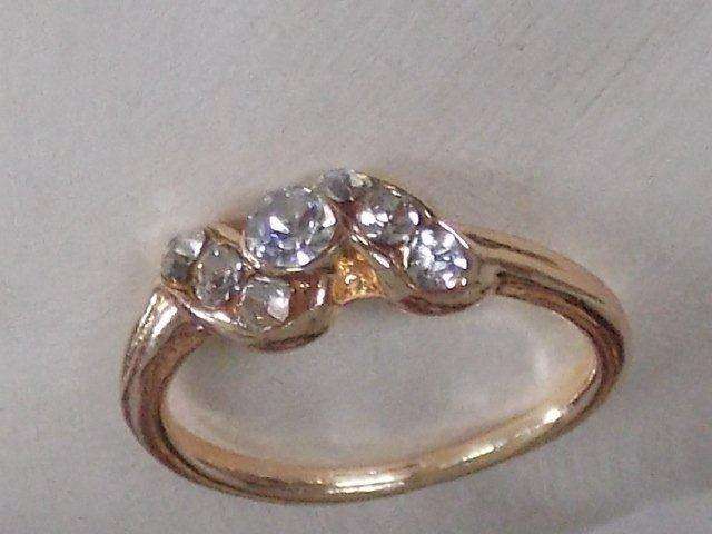 GOLD IMPORTED ELECTROPLATE FRIENDSHIP RING SIZE 7