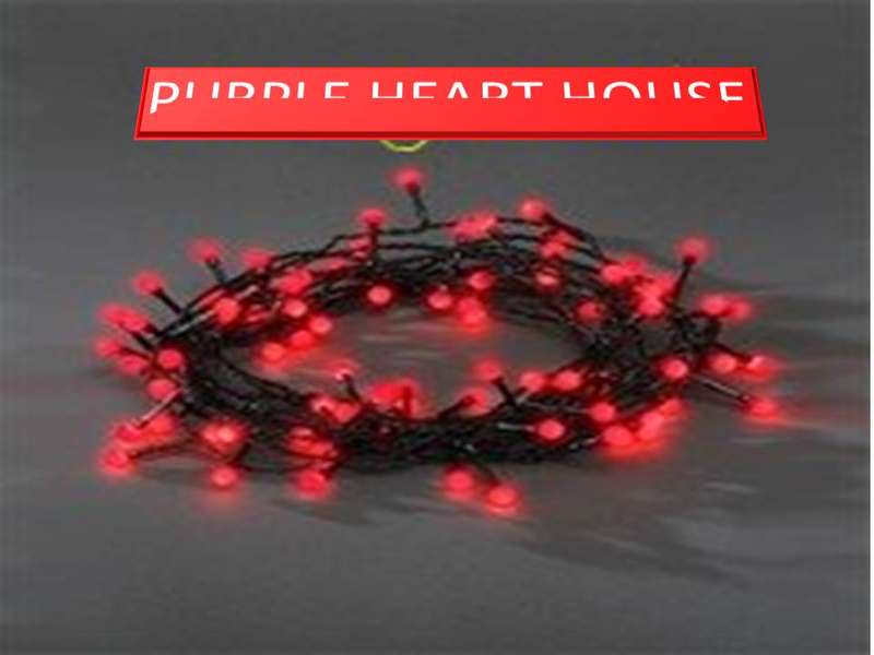 BATERY OPERATED!!! RED FAIRY STRING LIGHTS