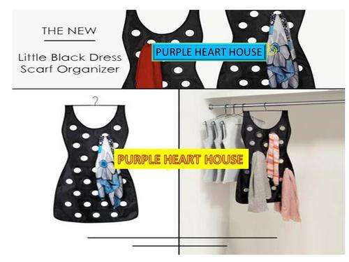 2 UP FOR GRABBS!!!! NEW ON THE MARKET !! LITTLE BLACK DRESS SCARFS  ORGANISER