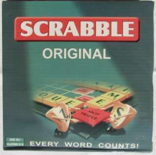 ORIGINAL SCRABLE BOARD GAME