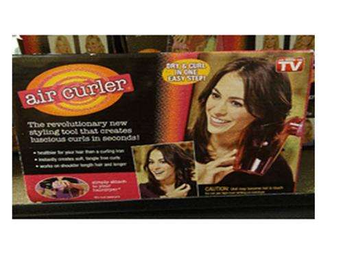 HAIR CURLER DRY AND CURL IN ONE EASY STEP  TV ADVERTS