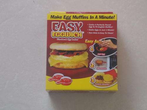 NEW!!! EASY EGGWICH INCLUDES EGGWICH COOKERS(MAKE EGG MUFFINS IN MINUTES)