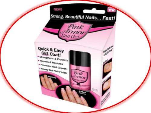 PINK ARMOUR NAIL GEL AS PER TV ADVERTS