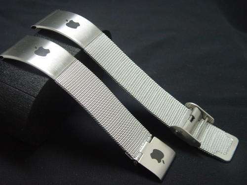 Brand New Apple Computer Macintosh iPhone Timepiece Mesh Stainless Steel Strap