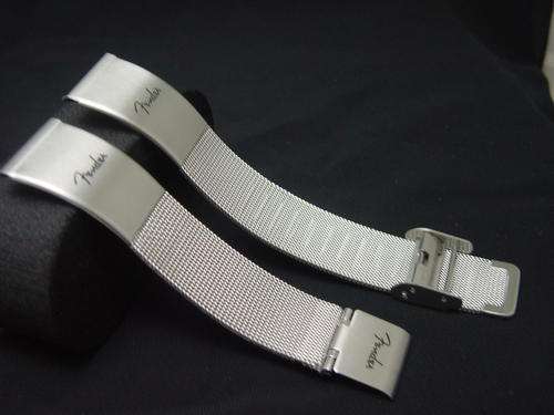 Brand New Fender Guitar Timepiece Mesh Stainless Steel Strap