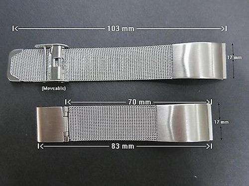 Brand New Timepiece Mesh Stainless Steel Strap