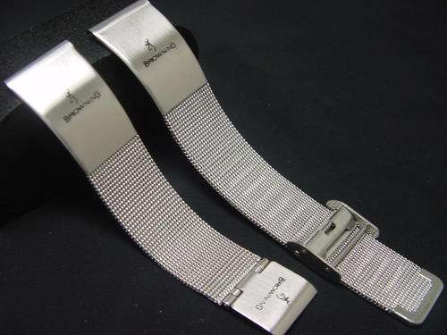 Brand New Browning Bucks Gun Bow Deer Timepiece Mesh Stainless Steel Strap