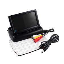 2 Channel Video 4.3" Foldable TFT LCD Color Camera Rearview Car Monitor *Local Stock*