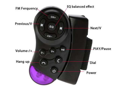 Wireless Bluetooth FM Transmitter mp3 player USB SD LCD Remote Handsfree