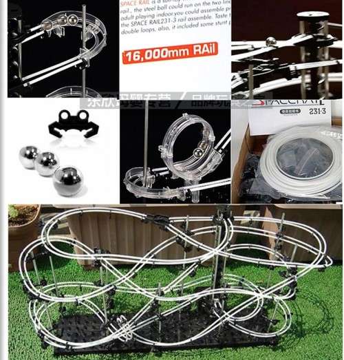 Bargain!! Level 3 Space Rail Marble Roller Coaster with Steel Balls. Perfect gift for hours of fun!!