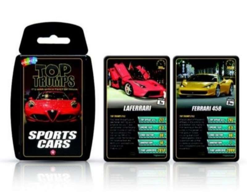 Top Trumps - Sports Cars