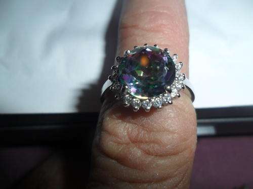 MYSTIC BEAUTIFUL COLOURED QUARTZ SET IN SILVER